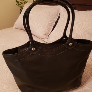 Coach Bleeker Tote-Black Leather